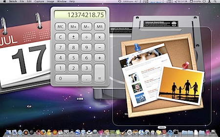 Mac OS Xでデスクトップ上のアイコンを巨大化する裏技