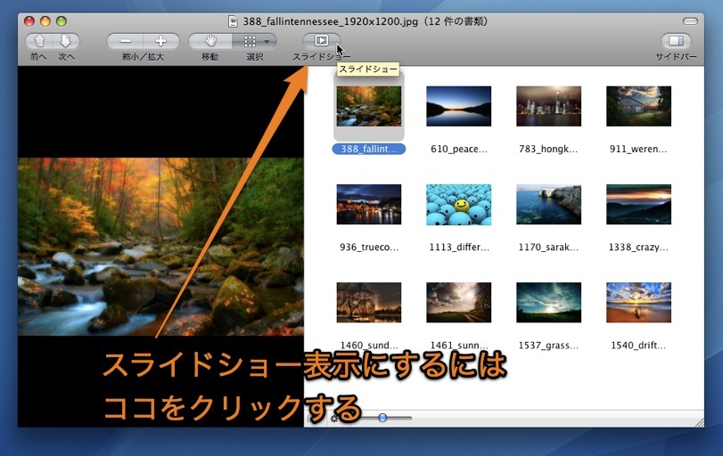 Macのプレビュー Appで大量の写真を表示する時に便利なテクニック Inforati