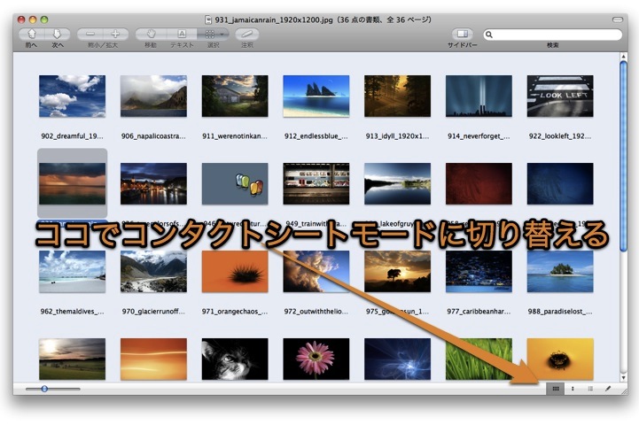 Macのプレビュー Appで大量の写真を表示する時に便利なテクニック Inforati